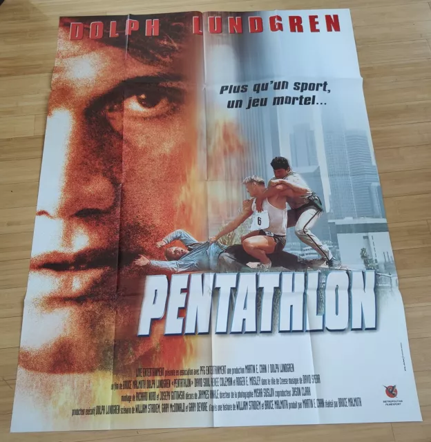 Affiche Cinema 120x160 Pentathlon Dolph Lundgren