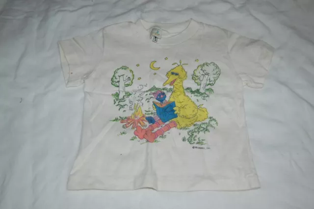 JC Penny Single Stitch Toddle Time Sesame Street Muppets Shirt Grover Big Bird