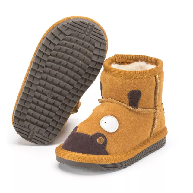 SNUGS Kinder Boots Stiefel Kinderschuhe mit Lammfell Kinderstiefel Winterstiefel 2