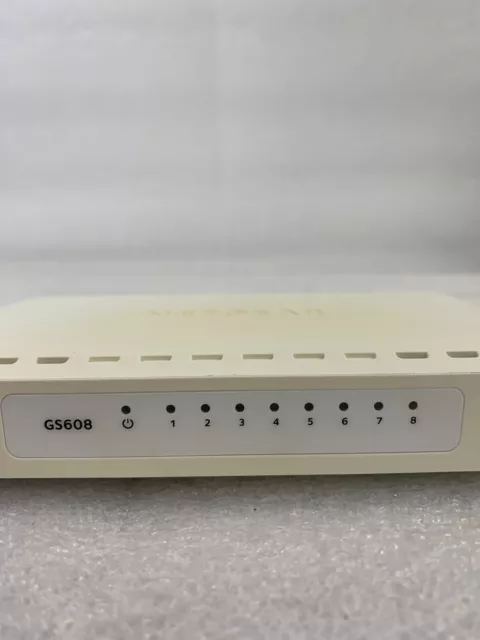 UNIDAD DE CONMUTADOR Netgear GS608 V4 8 puertos Gigabit Ethernet SOLO ENVÍO GRATUITO 3