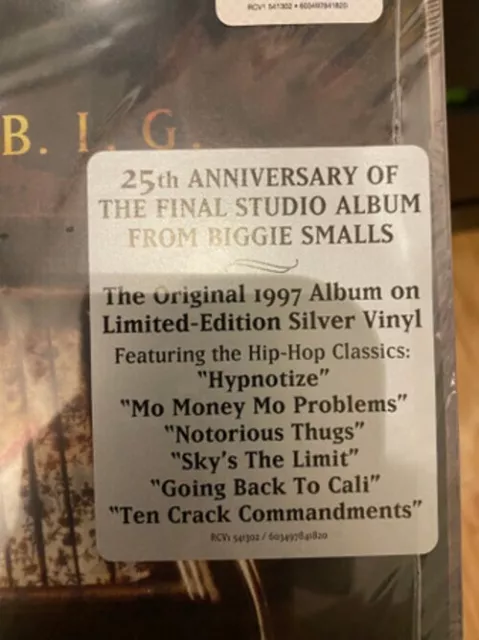 The Notorious B.I.G. Life After.. 25th BDay Ltd Silver 3x Vinyl Sealed MINT 3