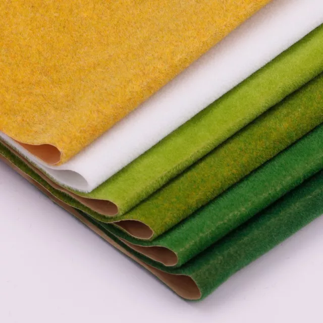 Rouleaux de tapis de paysage en herbe fiables pour scènes de chemin de fer mini