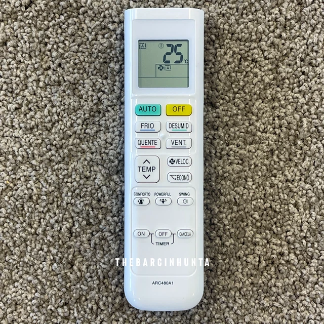 Air Conditioner Replacement Remote Control for Daikin remote model ARC480A55