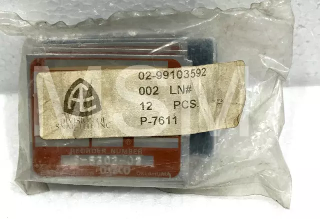 OSECO 02-99103592 disco di rottura P/N P-7611 PSIG1215 @ 72F tipo: ora