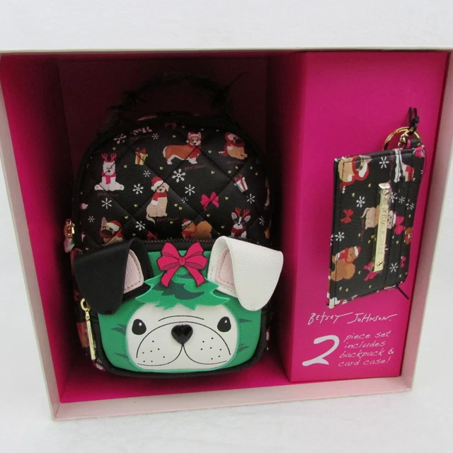 Betsey johnson pug purse clearance