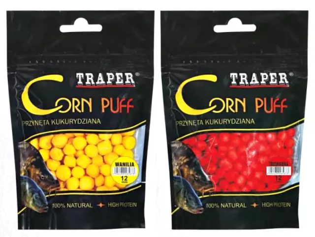 Corn Puff Pop Up Mais Angelfutter Köder 4mm 8mm 12mm 20g verschiedene Farben .