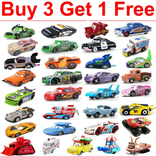 Disney Pixar Cars Lot Alloy Lightning McQueen Model Toys Car Kids Christmas Gift