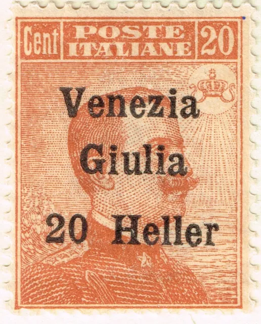 Austria WW1 Venezia Giulia Occupation King of Italy stamp 1918 MLH