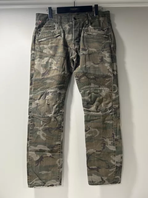 Ralph Lauren Denim & Supply CAMO Distressed Jeans Men's SLIM 34x32