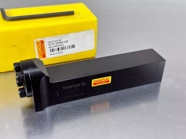 Sandvik 570-32NG-16 Rectangular Shank 1" to SL 32 CoroTurn Adapter