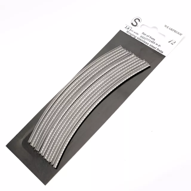 Sintoms Stainless Steel 2.8mm Jumbo Fret Wire Set For Ibanez ESP Jackson Guitar