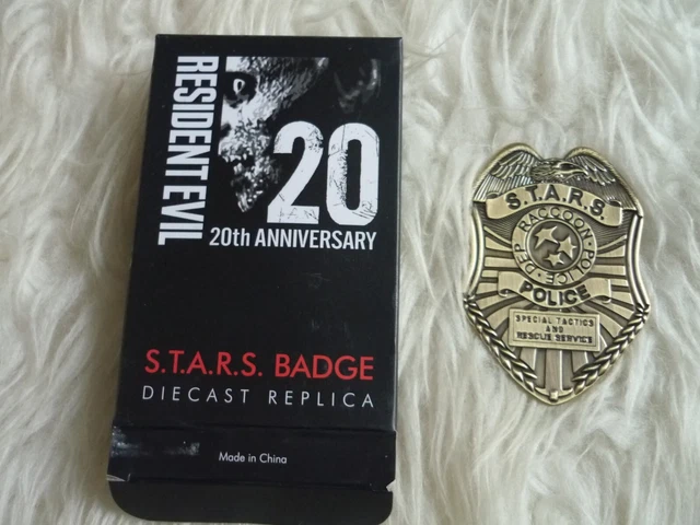 horror block nerd block resident evil stars diecast replica badge capcom cosplay