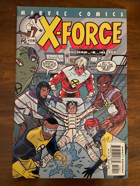 X-FORCE #119 (Marvel,1991) VF/+ Peter Milligan, Mike Allred