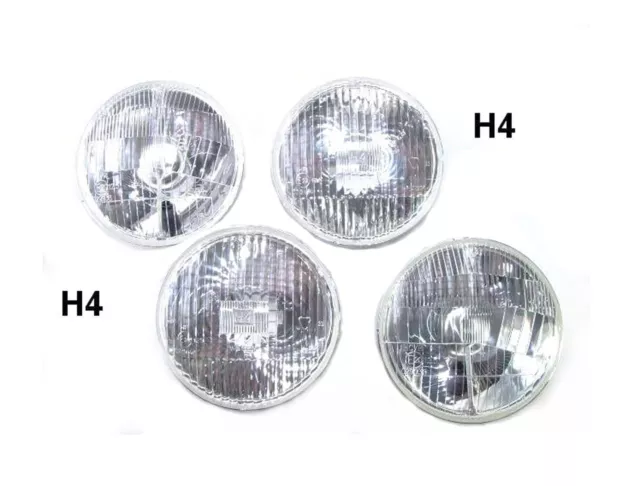 Satz Scheinwerfer NSU TT TTS  H4 set head lights 5 3/4 Zoll