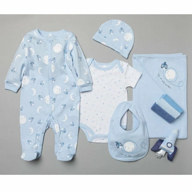 Boys Baby 10 Piece Clothing Layette Gift set Newborn-6 mths New Baby Boy Gift