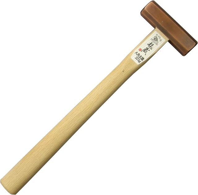 Kakuri Ryuzo Woodwork mallet Hammer Bronze Carbon steel Octagonal Genno Japan