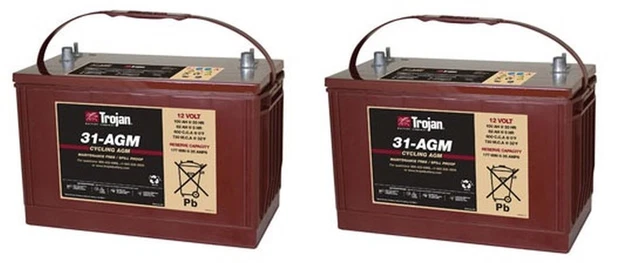 Replacement Battery For Sealed Air / Taski Swingo Xp 24 Volts 2 Pack