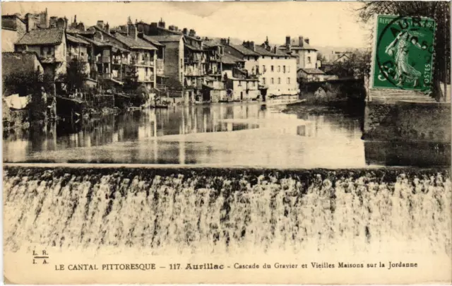 CPA AURILLAC Cascade du Gravier Cantal (101385)