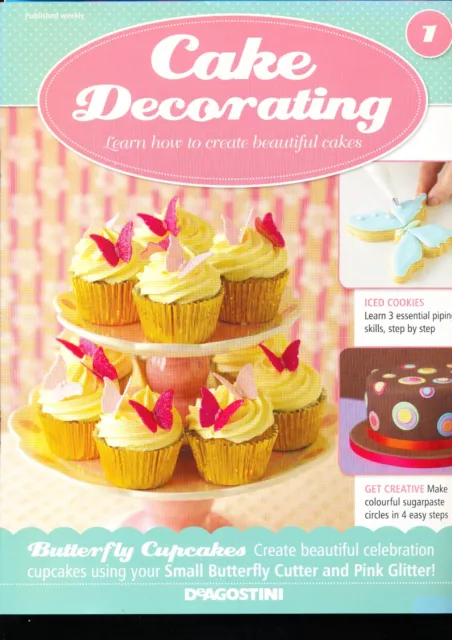Kuchen dekorieren Magazin Ausgabe 1 Schmetterling Cupcakes Victoria Schwamm