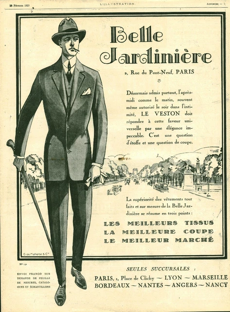 Affiche ancienne A la Belle Jardinière de Andry Tarcy 1930