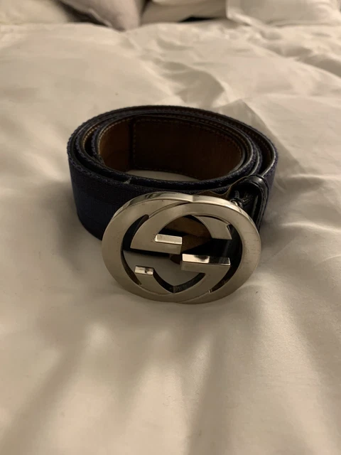 Cintura online gucci blu