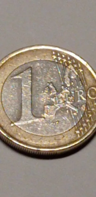 Pièce de 1 euro rare 2002 Hibou EYPQ