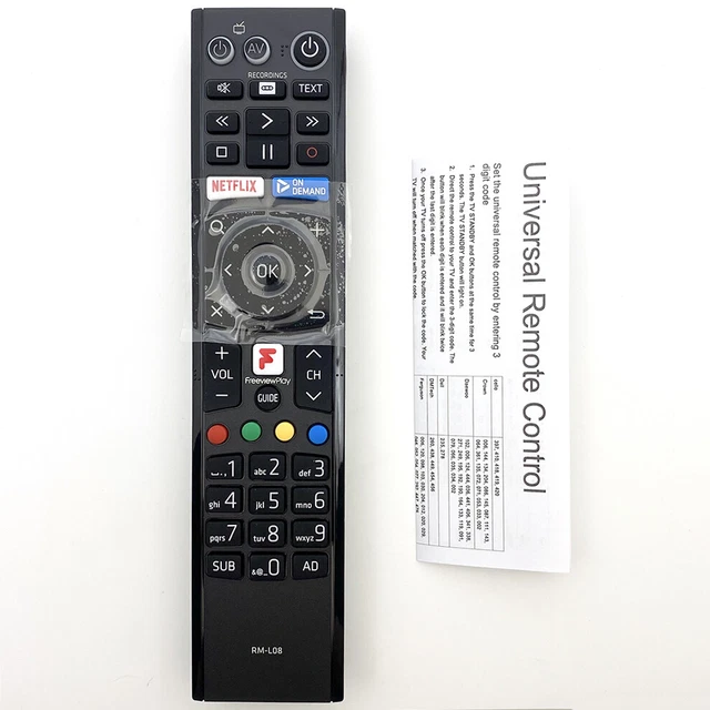 Télécommande De Remplacement Pour Humax NR-204 – Toutes Fonctions – Piles Non Incluses