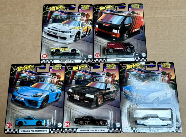 2024 Hot Wheels Premium Boulevard #91-95 Set of 5