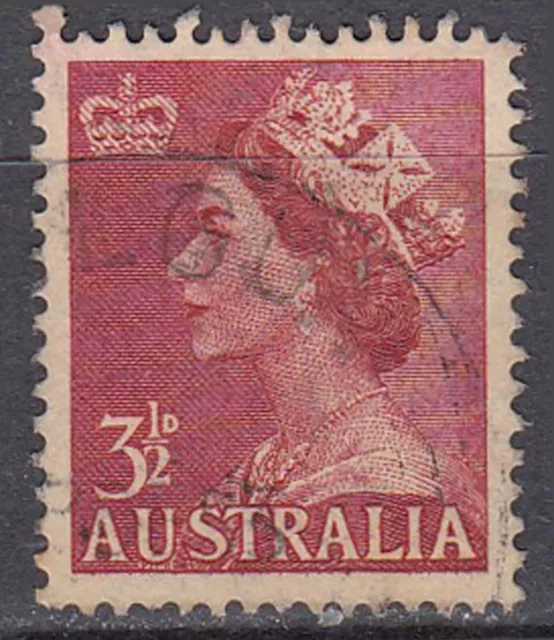 Australien gestempelt Königin Mutter Elisabeth Elizabeth II 2 Rundstempel / 2459