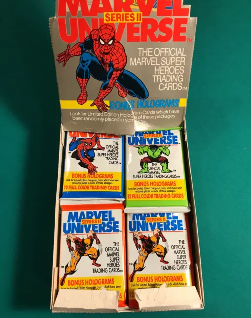 1991 IMPEL Marvel Universe Series 2 Trading Card Packs - Brand New $12 Per Pack