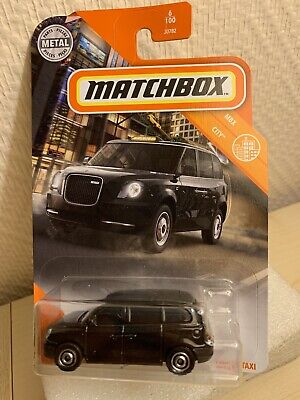 Matchbox 2020 MBX City #6/100 Noir Taxi LEVC-TX 