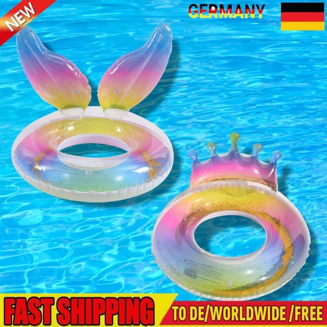 70cm/90cm Pool Float Circles Lightweight Swimming Ring Adults Water Sports Toys