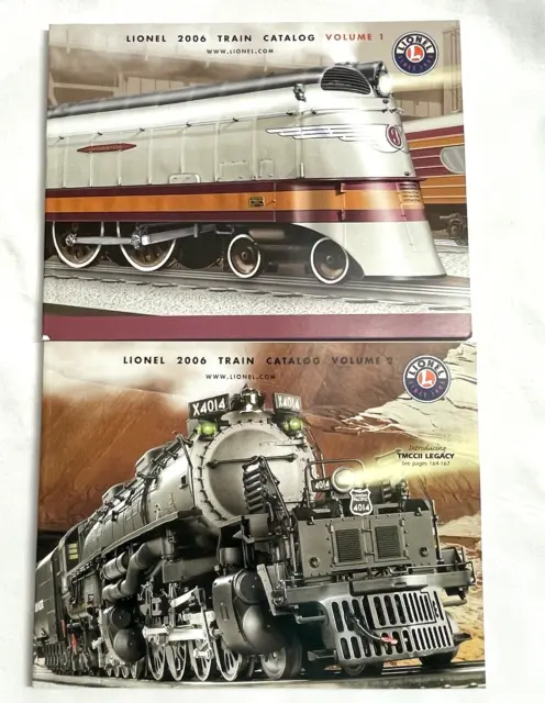 Lionel 2006  Train Catalog Volume 1 And Volume  2 Book Free Shipping