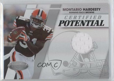 2010 SPx Materials /375 Montario Hardesty #RM-MH Rookie 