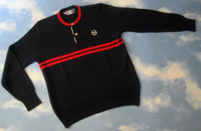 SWEATER vintage '80s  SERGIO TACCHINI  TG.3 veste S/M circa  made in Italy RARE