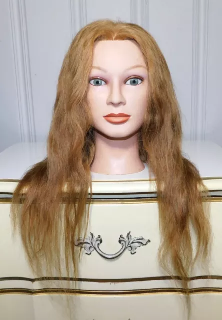 MARIANNA Miss Jane Manikin Human Hair Mannequin Head Prop Cosmetology  Training