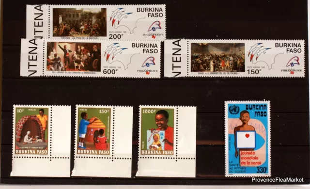 BURKINA FASO    LOT DE  TIMBRES   NEUF **  Sans Charnières  LO299