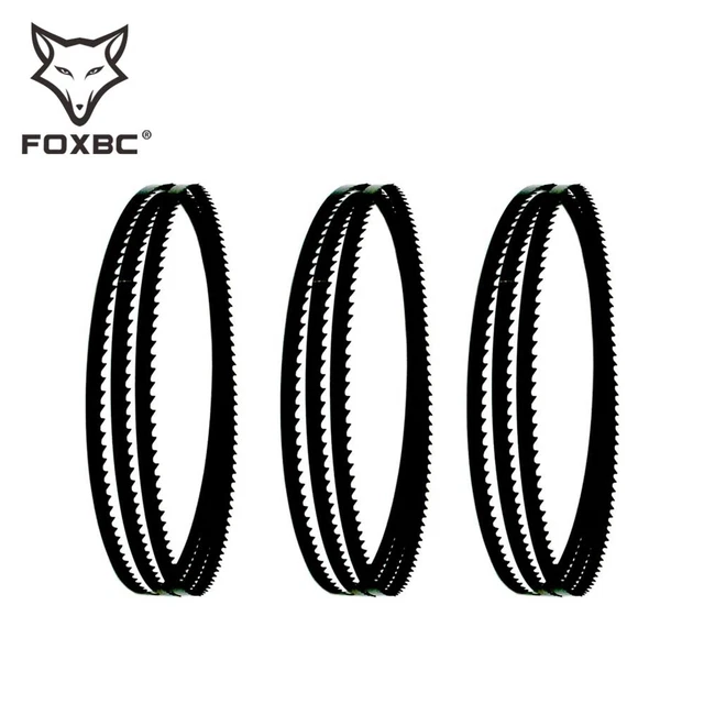 Delta 56in x 1/4in Carbon Bandsaw Blade 3pcs 3 4 6 10 14 TPI for Delta BS190