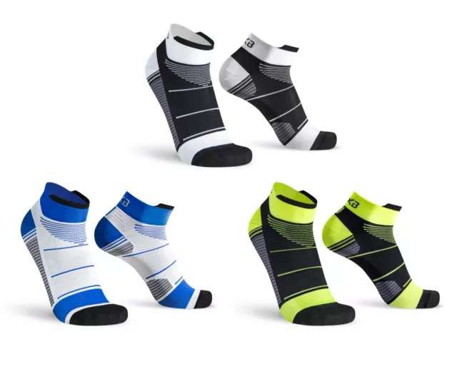 Oxyburn Chaussettes Running Evo Speed Short Cut «Extralight» Anti Vessie