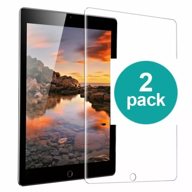 Real Genuine Tempered Glass Film Lcd Screen Protector For Ipad 10.2 (2019) -New