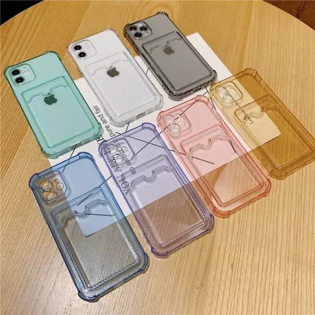 Funda Carcasa Para Iphone 12 11 Pro Xs Max Xr X 8 7 6 Plus  Transparente Silicon