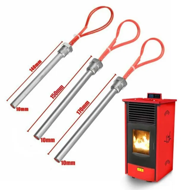 Encendedor Hot Rod 1 pieza 140*10mm/150*10mm/170*10mm gris+rojo chimenea calefacción