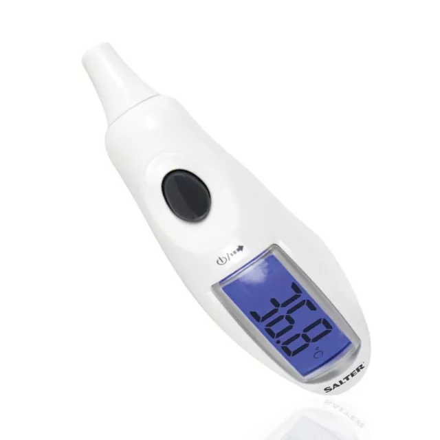 Salter Ohrthermometer mit Jumbo-Display, In-Ear-Messung, Fieberalarm