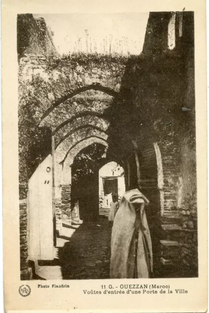 Carte Postale // Maroc // Ouezzan Voute D'entree D'une Porte De La Ville