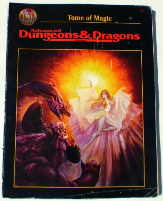 AD&D 2nd Ed. Tome Of Magic - Rules Supplement. Unusual Soft Cover Edition. VG+