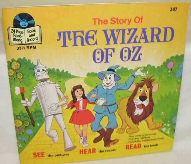 1978 VINTAGE BOOK and Record The Wizard of Oz $49.32 - PicClick AU