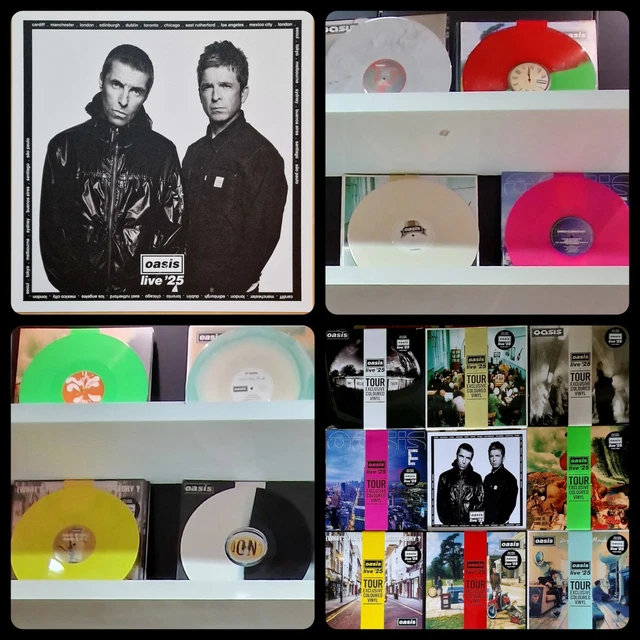 oasis live'25 ポップアップストア限定カラーVinylセット oasis live'25 ポップアップストア限定カラーVinylセット 再来日