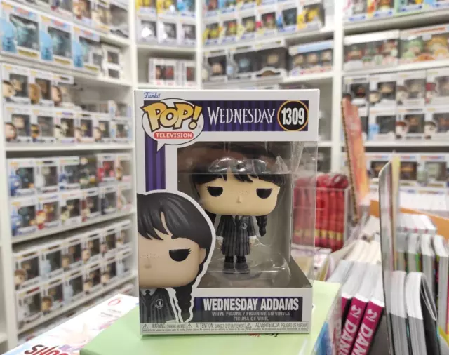 Funko Pop Wednesday Addams 1309 - Immediately Available - Vinyl+Protector