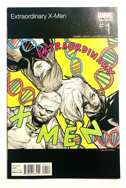 Extraordinary X-Men #1 (2016) Sanford Greene Hip Hop Variant - Marvel Comics NM