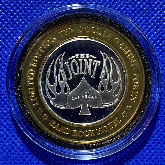 Hard Rock Las Vegas $10 Silver Strike - The Joint - G Mint